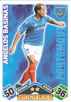 Angelos Basinas Portsmouth 2009/10 Topps Match Attax #245